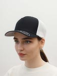 Бейсболка FLEXFIT арт. 110MT (черный / белый)